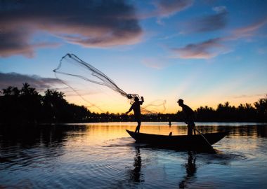 Le long de la rivière Song Thu